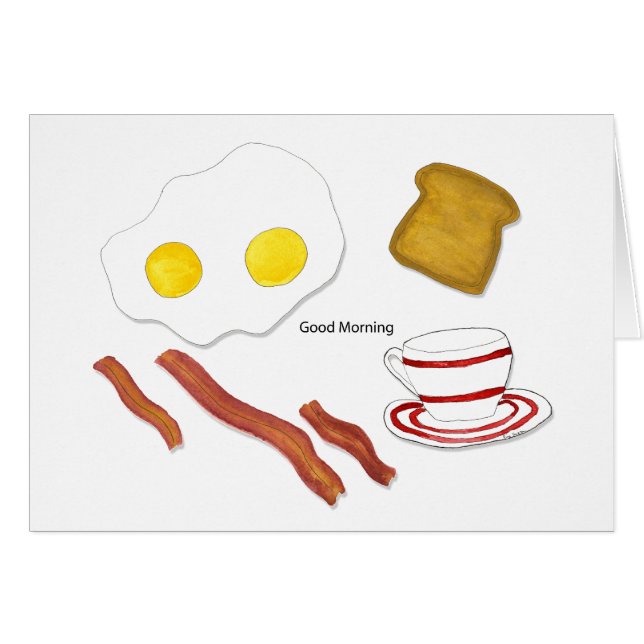 Good Morning Cards (Front Horizontal)