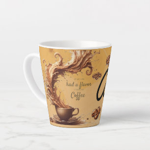 good morning coffee latte mug
