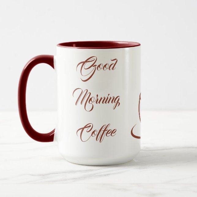 Good Morning Coffee Mug (Left)