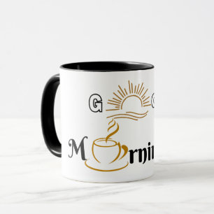 “Good Morning” Coffee Mug – Me Time Mug for Peacef