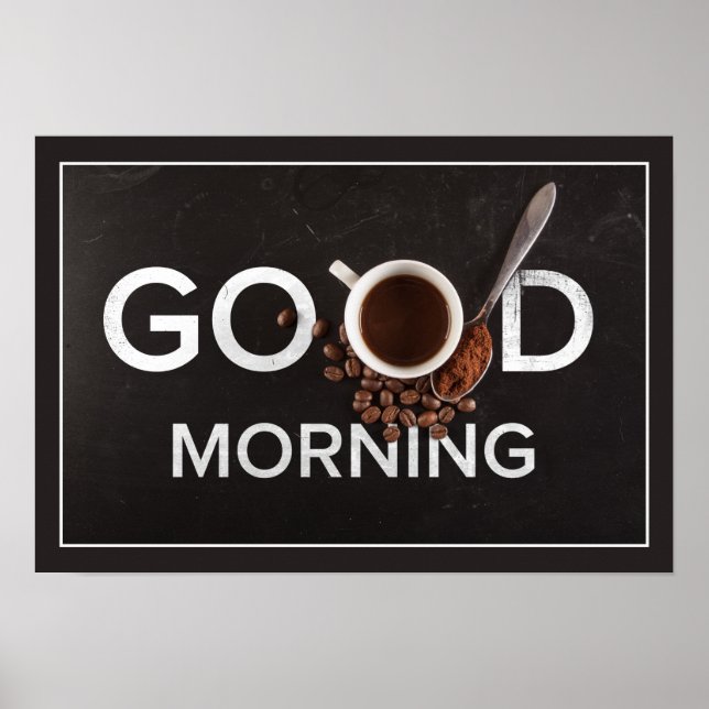 Good Morning Coffee poster (Front)