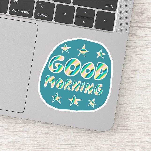 GOOD MORNING Cute Colourful & Fun Handlettering (Detail)