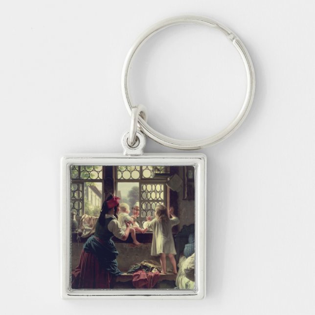 Good Morning, Dear Father Key Ring (Front)