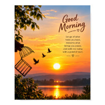 Good Morning – Embrace Peace & Let Go