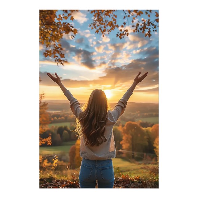 Good Morning Fall Photo Print (Front)