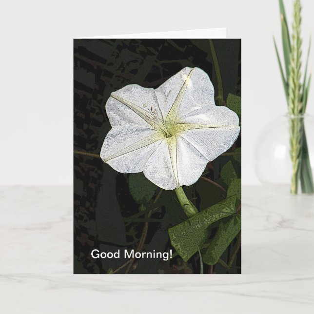 Good Morning Glory Friendship Card (Front)