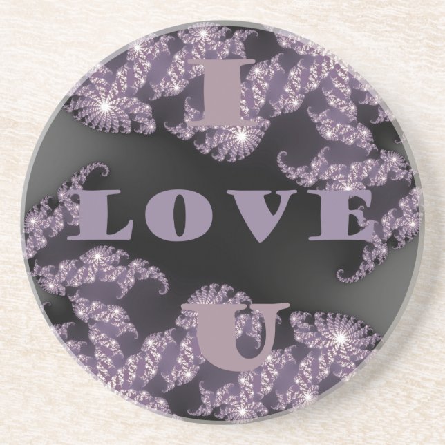 Good Morning I Love You.png Coaster (Front)