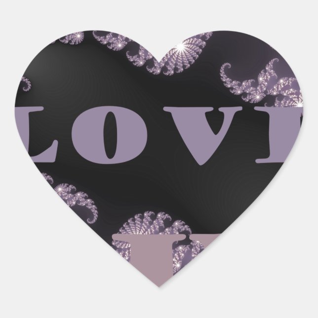 Good Morning I Love You.png Heart Sticker (Front)