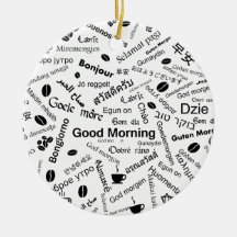 Good Morning in all languages of the Word