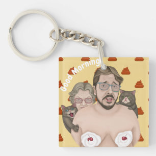 Good Morning Key Ring
