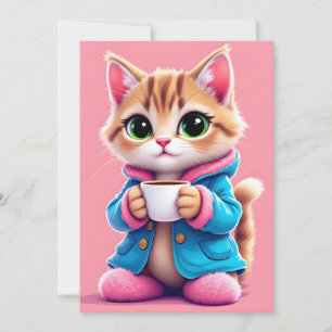 Good Morning Kitten Card