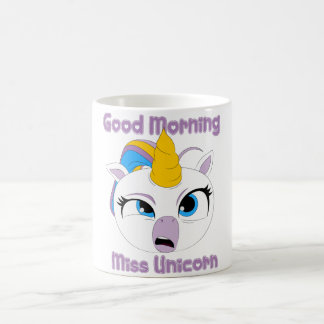 Good Morning Miss Unicorn | funny tired Unicorn T- Coffee Mug