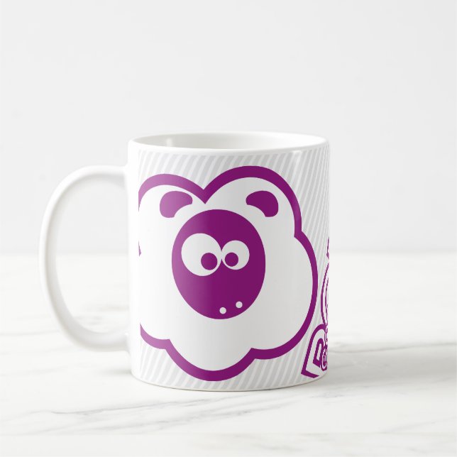 Good Morning Moulos - Purple Coffee Mug (Left)