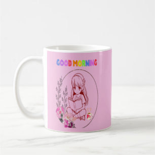 Good Morning Mug – Pretty Teen Girl Reading