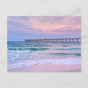 Good Morning Navarre Beach Pier Blank Postcard