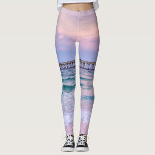 Good Morning Navarre Beach Pier Leggings