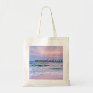Good Morning Navarre Beach Pier Tote Bag