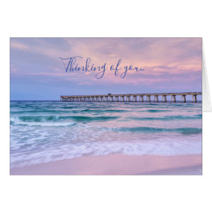 Good Morning Navarre Pier Thinking of You Card