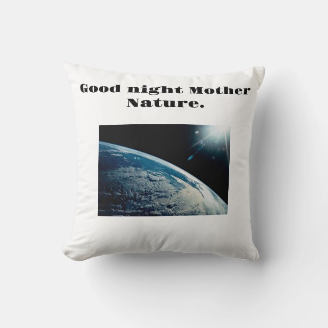 Good morning/night Mother Nature Cushion (Front)