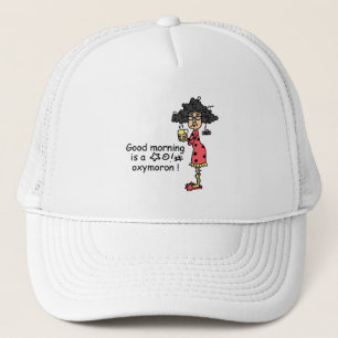 Good Morning Oxymoron Trucker Hat