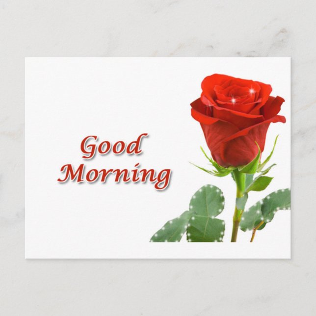 good morning postcard (Front)