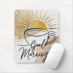 Good Morning Postcard Mouse Pad