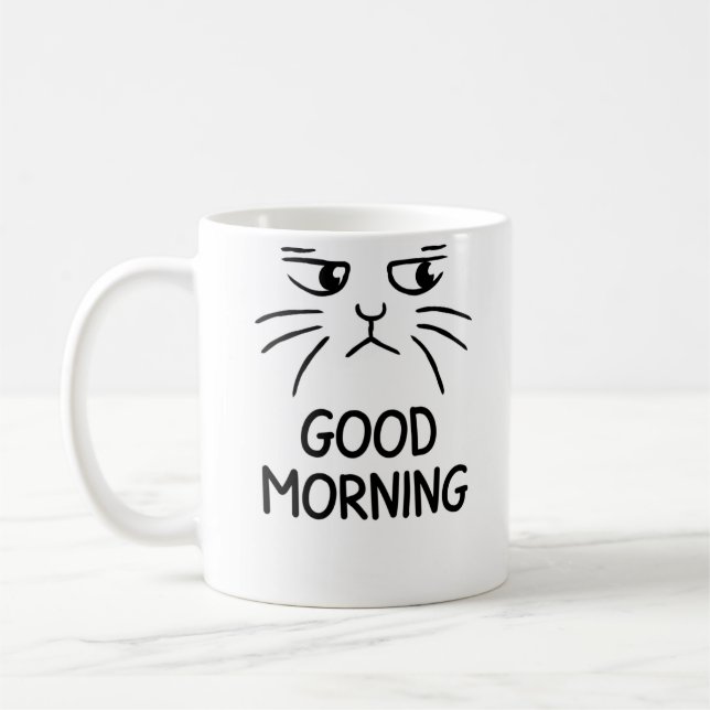 GOOD MORNING PRINT MUG (Left)