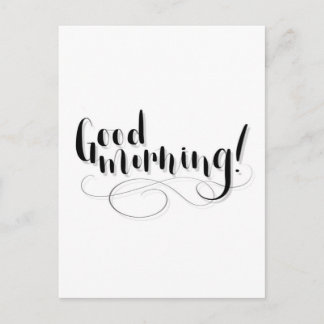 Good Morning Print Postcard