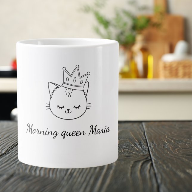 Good Morning Queen customisable Mug (Creator Uploaded)