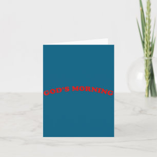 Good morning religious god card