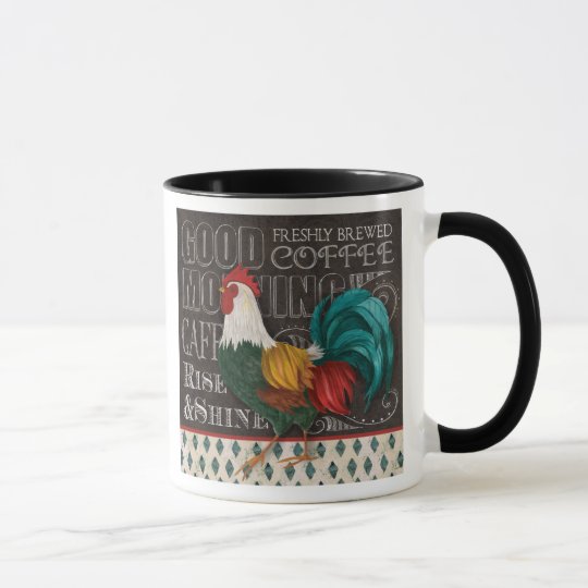 Good Morning Rooster Coffee Mug