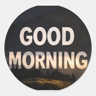 Good morning sticker