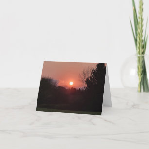 Good Morning, Sunrise - personalise! Card