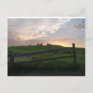 GOOD MORNING SUNRISE POSTCARD