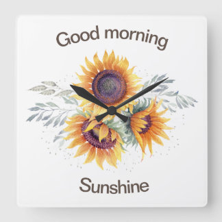 good morning sunshine clock