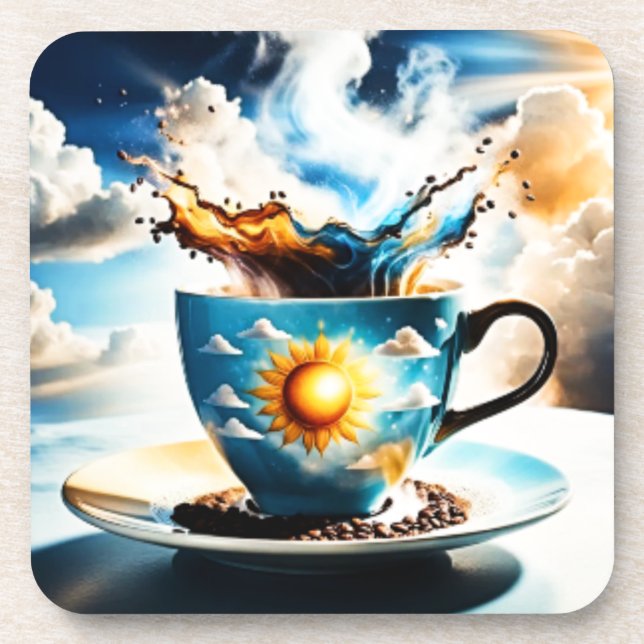 Good Morning Sunshine Coffee Coaster (Front)