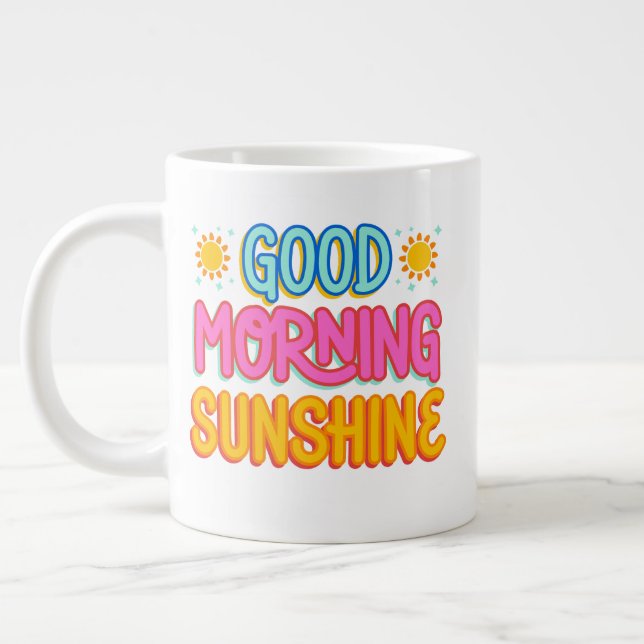 Good Morning Sunshine 😁 coffee speciality mug (Left)