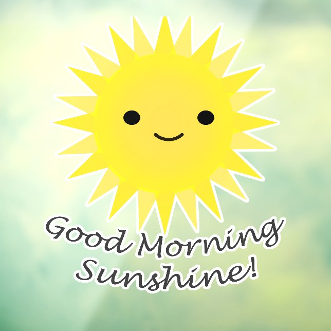 Good Morning Sunshine Cute Kawaii Sun (Sheet 3)