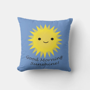 Good Morning Sunshine Cute Kawaii Sun Cushion