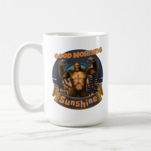 Good Morning Sunshine Funny Bigfoot Coffee Mug