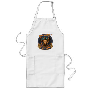 Good Morning Sunshine Funny Bigfoot Long Apron