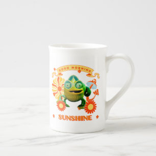 Good Morning Sunshine Funny Chameleon Bone China Mug