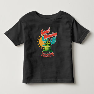 Good Morning Sunshine Funny Chameleon Toddler T-Shirt