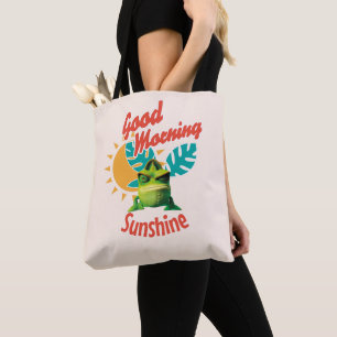 Good Morning Sunshine Funny Chameleon Tote Bag