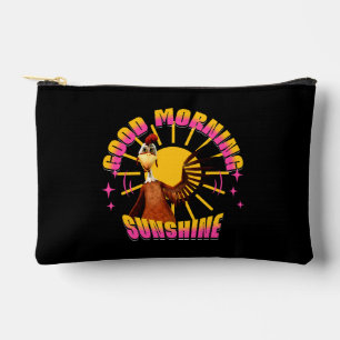 Good Morning Sunshine Funny Rooster Accessory Pouch