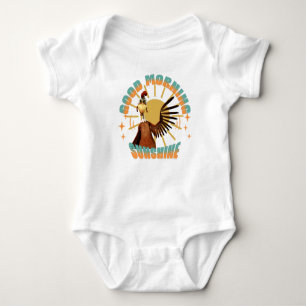 Good Morning Sunshine Funny Rooster Baby Bodysuit