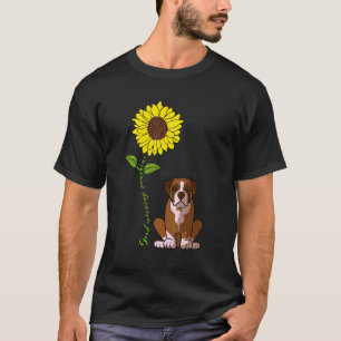Good Morning Sunshine Love My Boxer Dog Mom T-Shirt