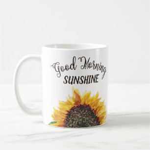 Good Morning Sunshine Pretty Sunflower Coffee Mug