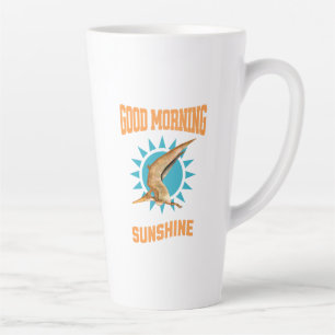 Good Morning Sunshine Pterodactyl Dino Latte Mug