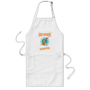 Good Morning Sunshine Pterodactyl Dino Long Apron